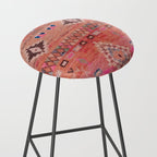 Traditional Moroccan Berber Rug Design Stool Gallery Image 2