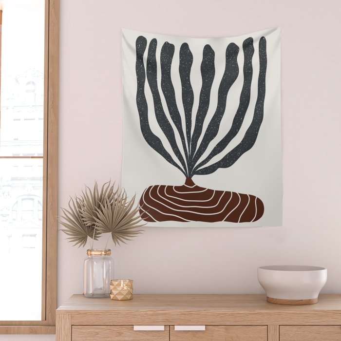 Modern Vase #2 Wall Tapestry Gallery Image 2
