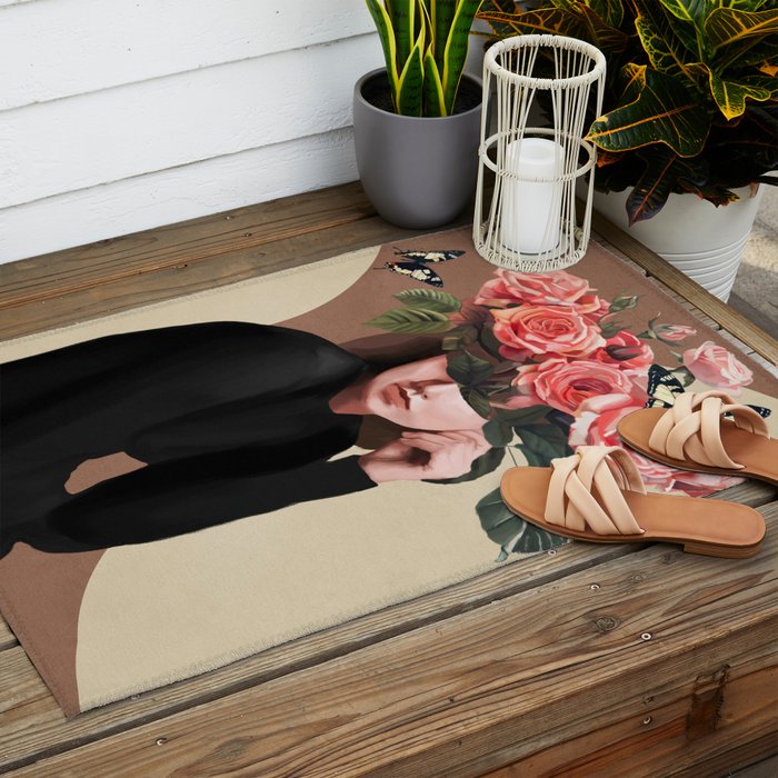 Whispers of the Garden Outdoor Rug Gallery Image 2