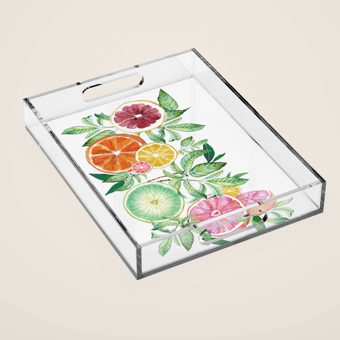 Citrus Fruit Acrylic Tray Gallery Image 1