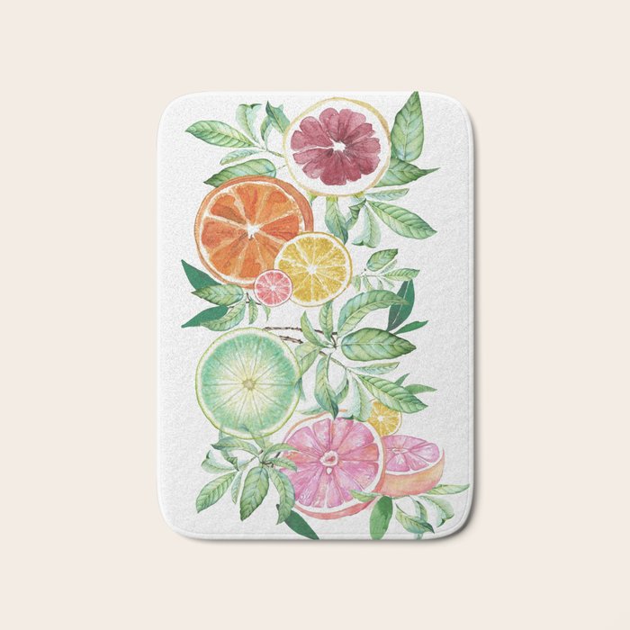Citrus Fruit Bath Mat Gallery Image 1