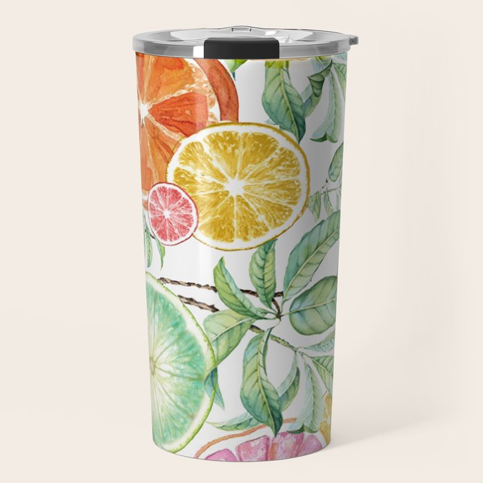 Citrus Fruit Travel Mug Gallery Image 1