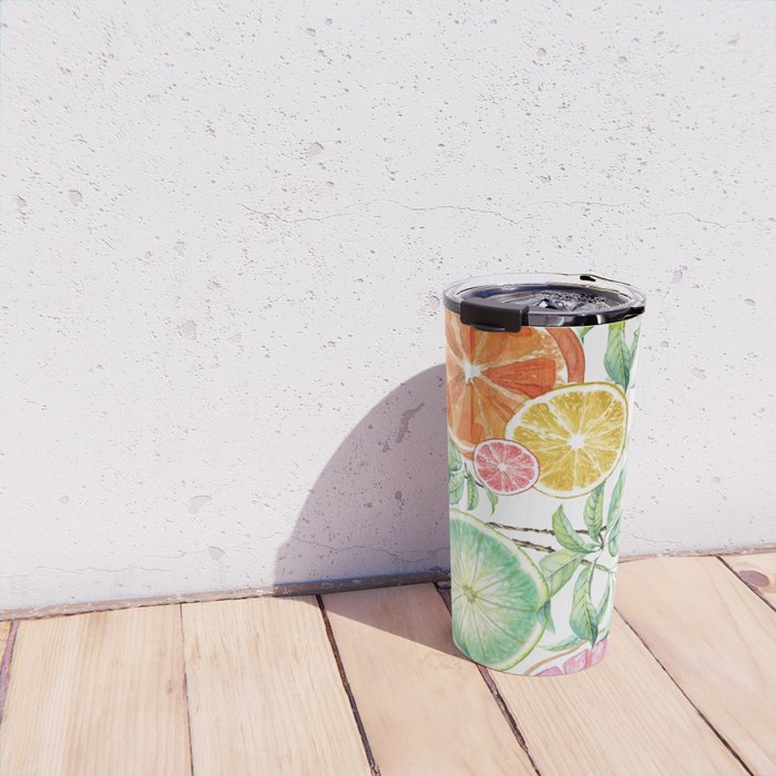 Citrus Fruit Travel Mug Gallery Image 4