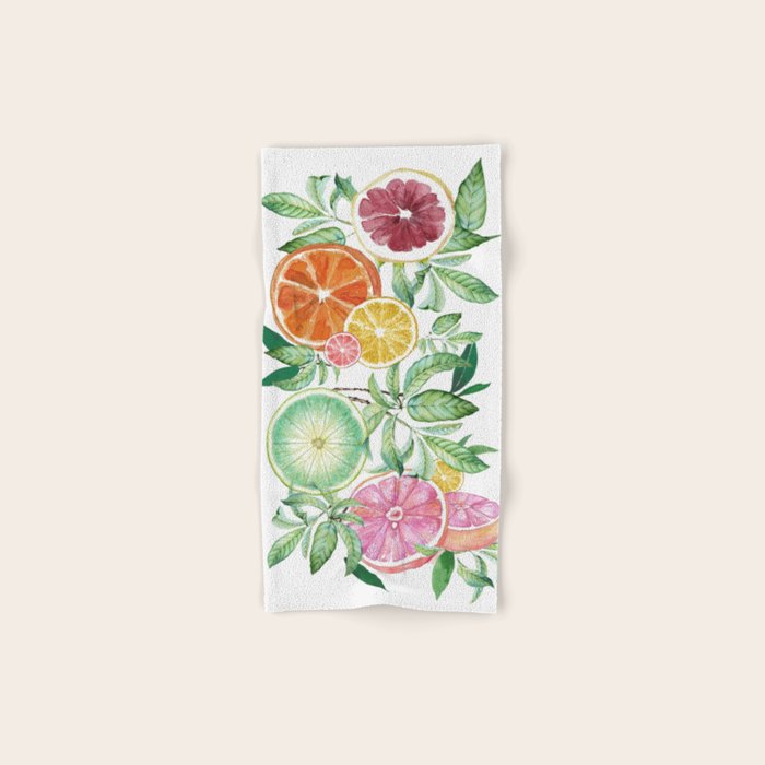 Citrus Fruit Bath Towel Gallery Image 1