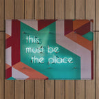 This Must Be The Place Outdoor Rug Gallery Image 1