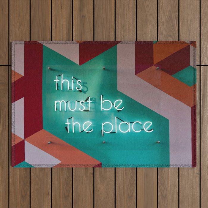 This Must Be The Place Outdoor Rug Gallery Image 1