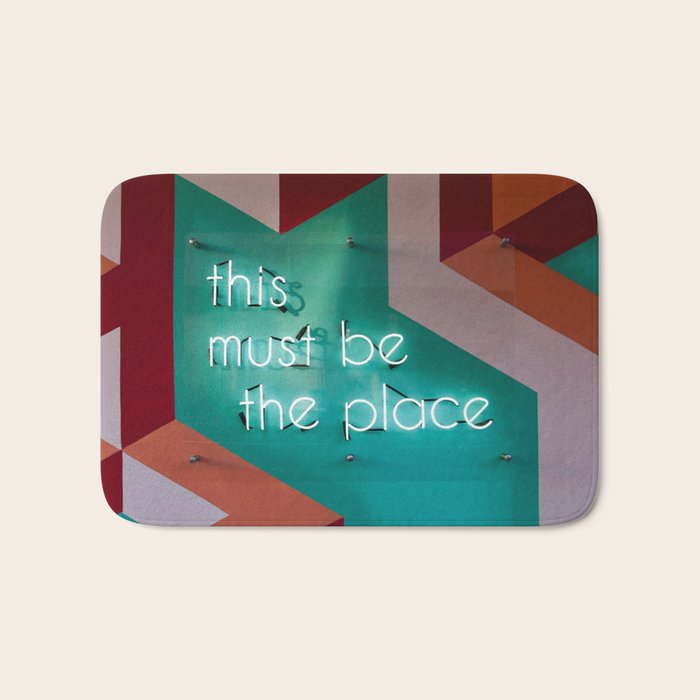 This Must Be The Place Bath Mat Gallery Image 1