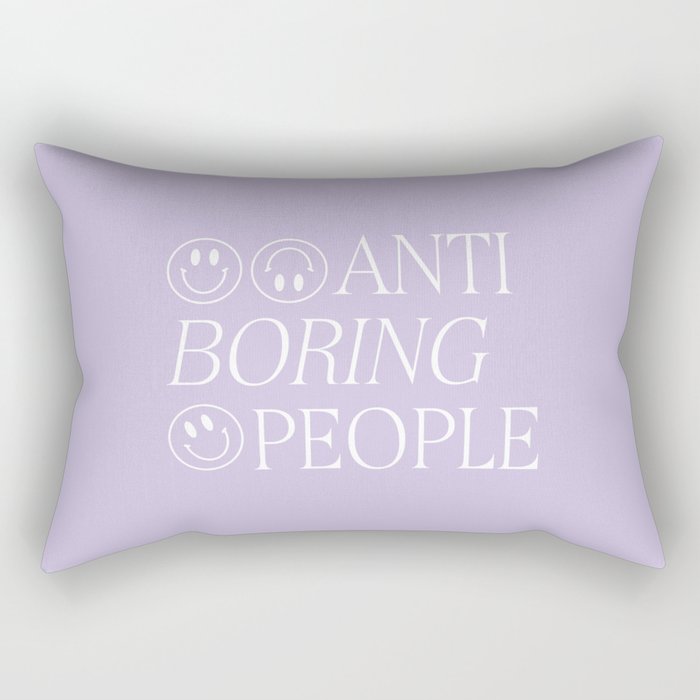 Boring people Rectangular Pillow Gallery Image 2