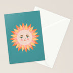 Smiling Sunny Day at the Beach Stationery Card Gallery Image 2