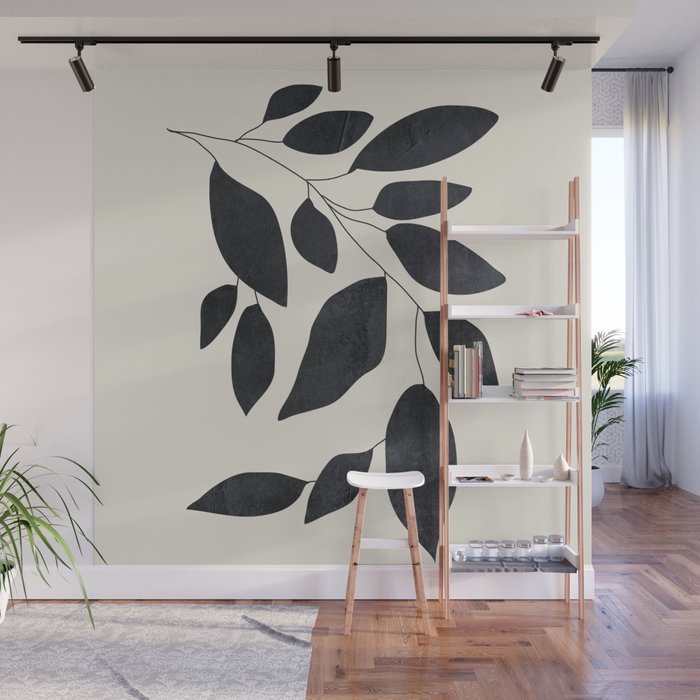 Abstract Art /Minimal Plant 139 Wall Mural Gallery Image 1