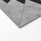 Urban Tribal Pattern No.10 - Aztec - Concrete and Wood Welcome Mat Gallery Image 2