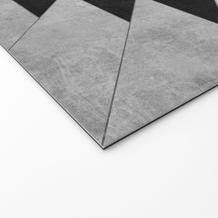 Urban Tribal Pattern No.10 - Aztec - Concrete and Wood Welcome Mat Gallery Image 2