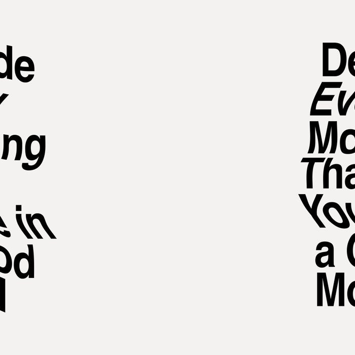 Decide Every Morning That You're in a Good Mood by The Motivated Type in Black and White Coffee Mug Gallery Image 2