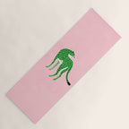 The Stare 2: Tropical Green Cheetah Edition Yoga Mat Gallery Image 1