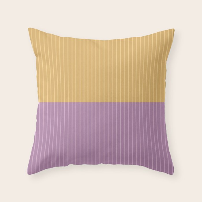 Color Block Lines XXII Throw Pillow Gallery Image 6