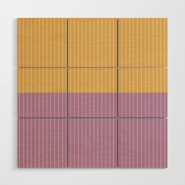 Color Block Lines XXII Wood Wall Art Gallery Image 1