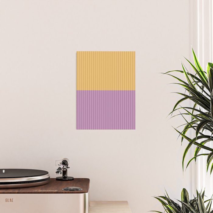 Color Block Lines XXII Poster Gallery Image 2