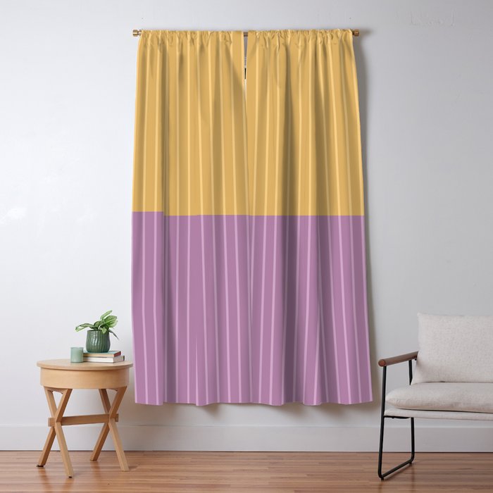 Color Block Lines XXII Window Curtain Gallery Image 5