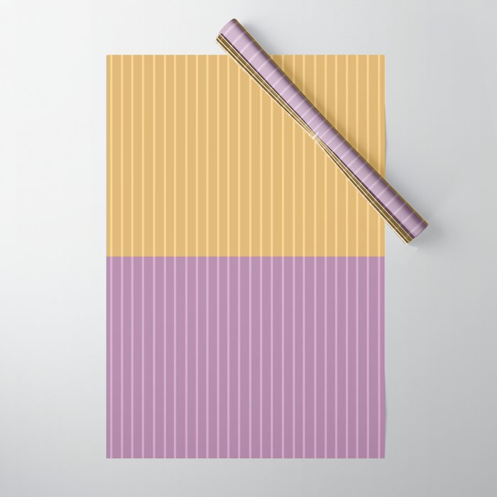 Color Block Lines XXII Wrapping Paper Gallery Image 1