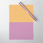 Color Block Lines XXII Wrapping Paper Gallery Image 1