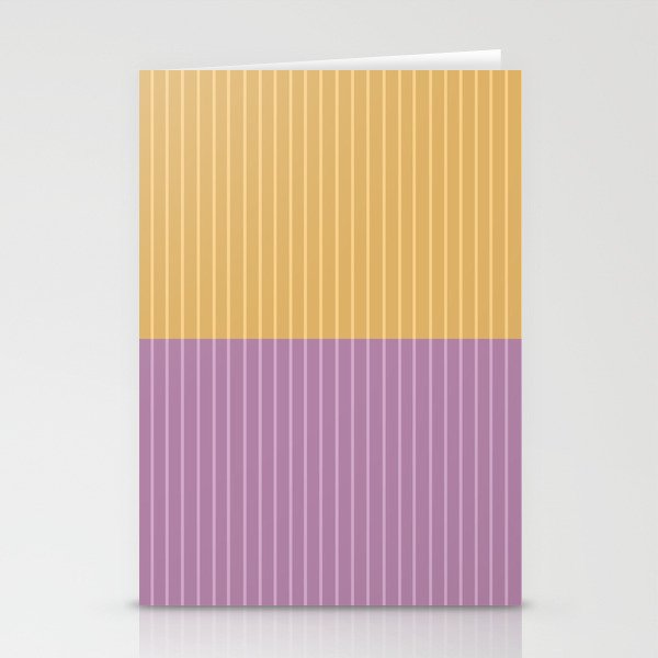 Color Block Lines XXII Stationery Card Gallery Image 2