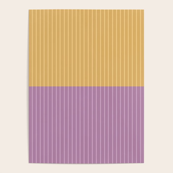 Color Block Lines XXII Poster Gallery Image 4