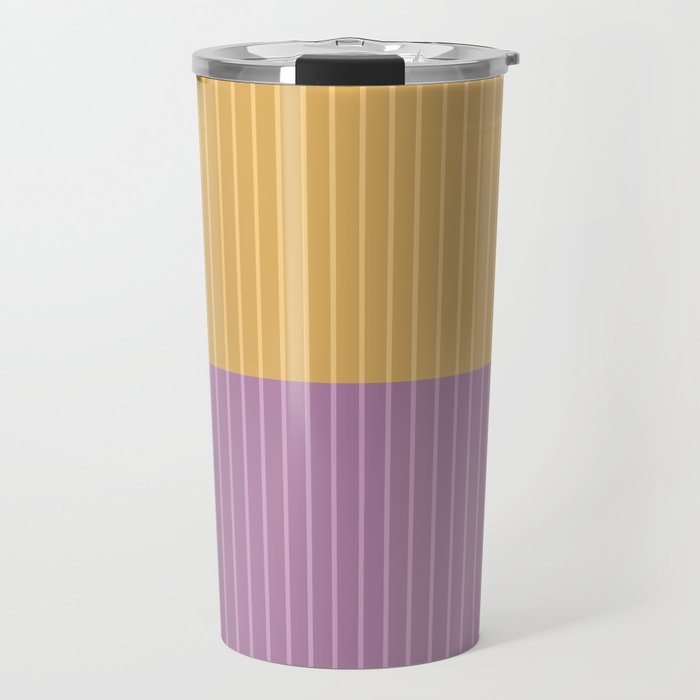 Color Block Lines XXII Travel Mug Gallery Image 1