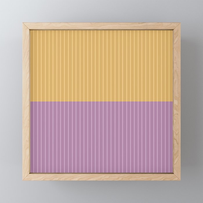 Color Block Lines XXII Mini Art Print Gallery Image 1