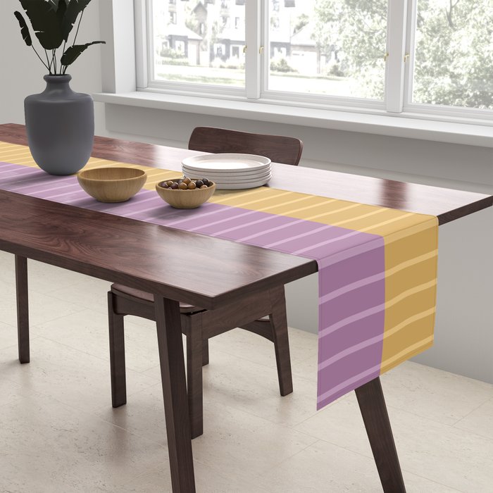 Color Block Lines XXII Table Runner Gallery Image 2