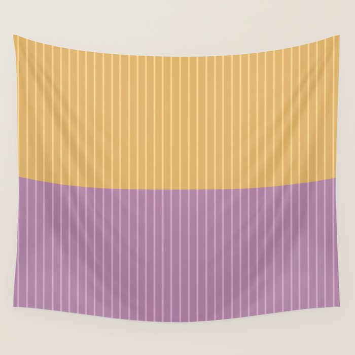 Color Block Lines XXII Wall Tapestry Gallery Image 1