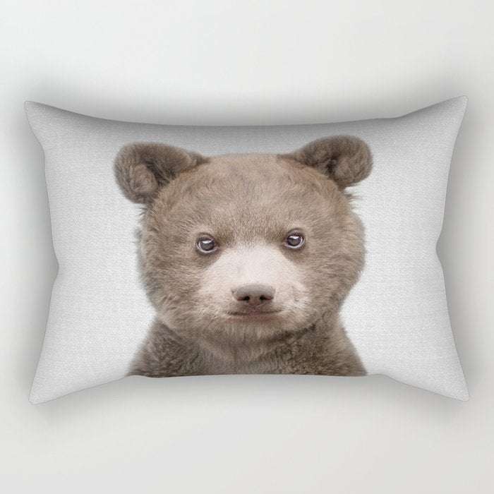 Baby Bear - Colorful Rectangular Pillow Gallery Image 2