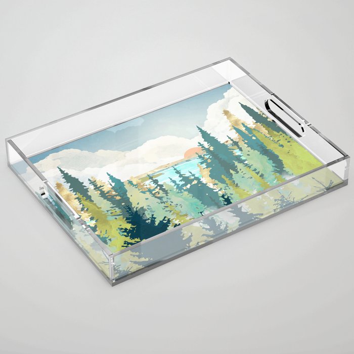 Summer View Acrylic Tray Gallery Image 1