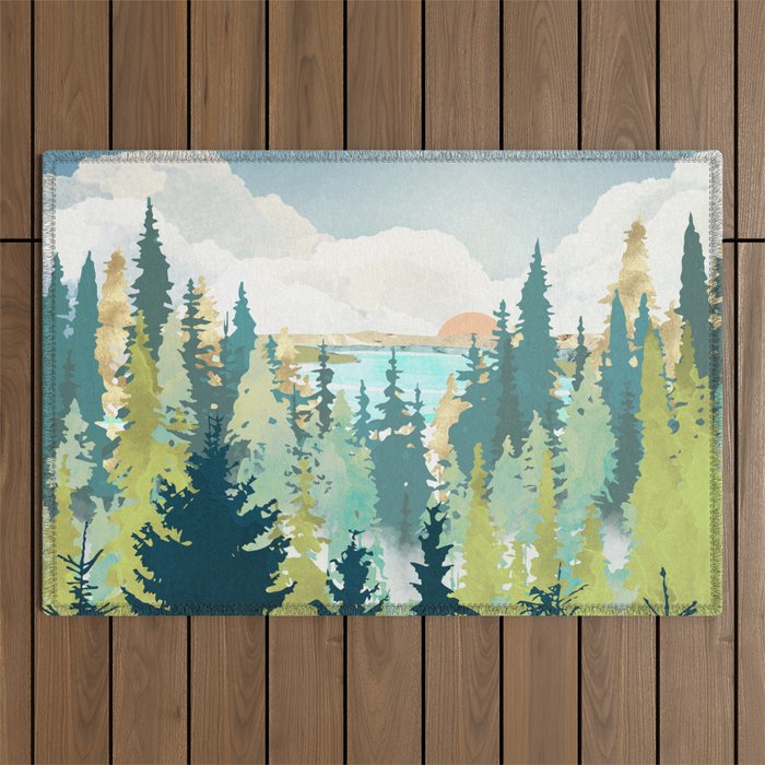 Summer View Outdoor Rug Gallery Image 1