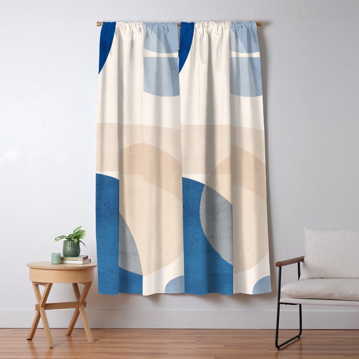 Abstract Art / Shapes 37 Window Curtain Gallery Image 5