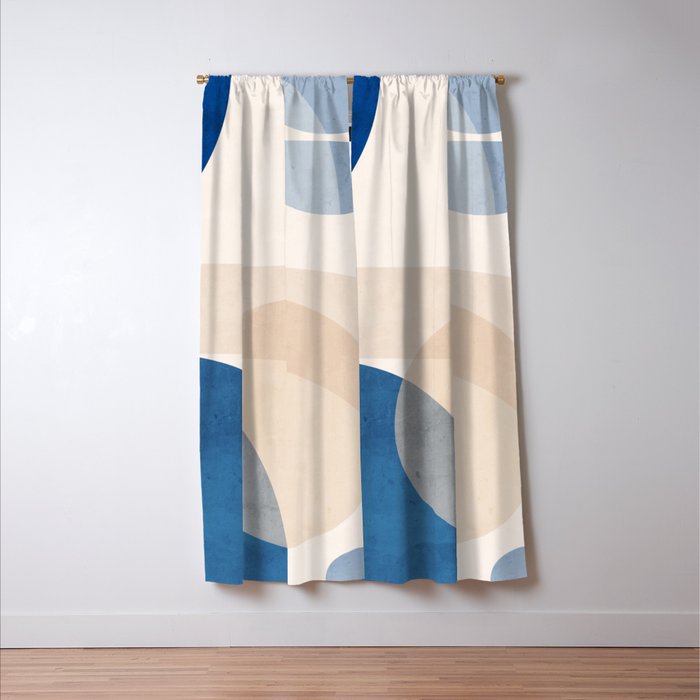 Abstract Art / Shapes 37 Window Curtain Gallery Image 3