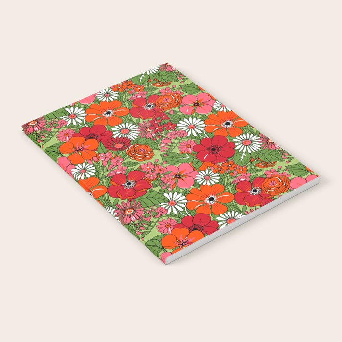Retro Floral Pillowcase Notebook Gallery Image 2