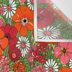 Retro Floral Pillowcase Wall Tapestry Gallery Image 3