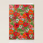 Retro Floral Pillowcase Stationery Card Gallery Image 2