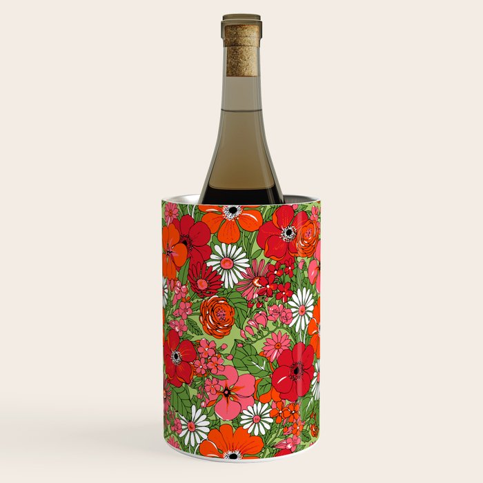 Retro Floral Pillowcase Wine Chiller Gallery Image 3