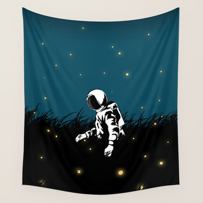 Lost in the field of stars Wall Tapestry Gallery Image 4