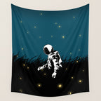 Lost in the field of stars Wall Tapestry Gallery Image 4