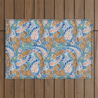 Blue Safari Adventure Outdoor Rug Gallery Image 1