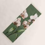 White Orchid Floral Art 4  Yoga Mat Gallery Image 1