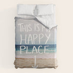 My Happy Place (Beach) Duvet Cover Gallery Image 6