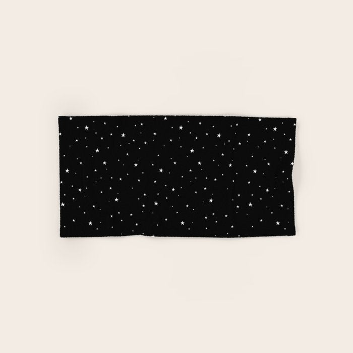 Tiny Stars Dark Bath Towel Gallery Image 1