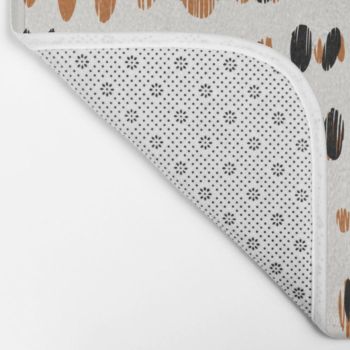 Black Forest dots light Bath Mat Gallery Image 2
