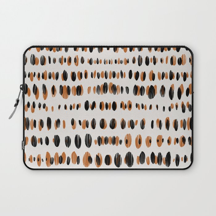 Black Forest dots light Laptop Sleeve Gallery Image 1