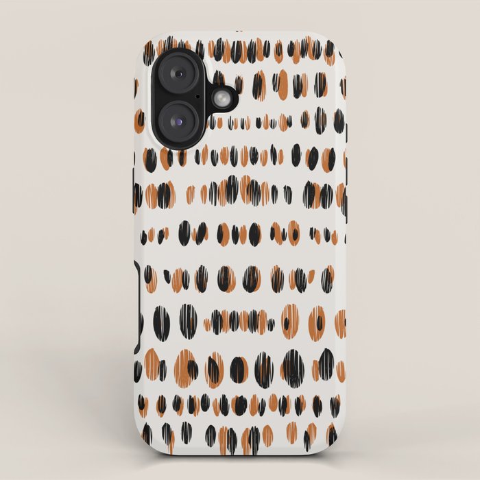 Black Forest dots light iPhone Case Gallery Image 1