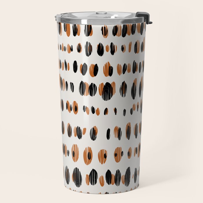 Black Forest dots light Travel Mug Gallery Image 2