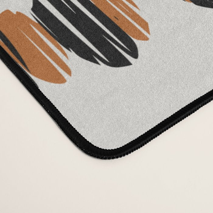 Black Forest dots light Desk Mat Gallery Image 4
